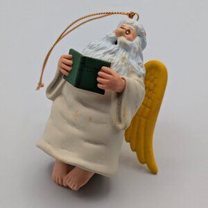 Enesco Treasury of Christmas Santa Wings It 1991, 3rd in John Jonik Santa Series